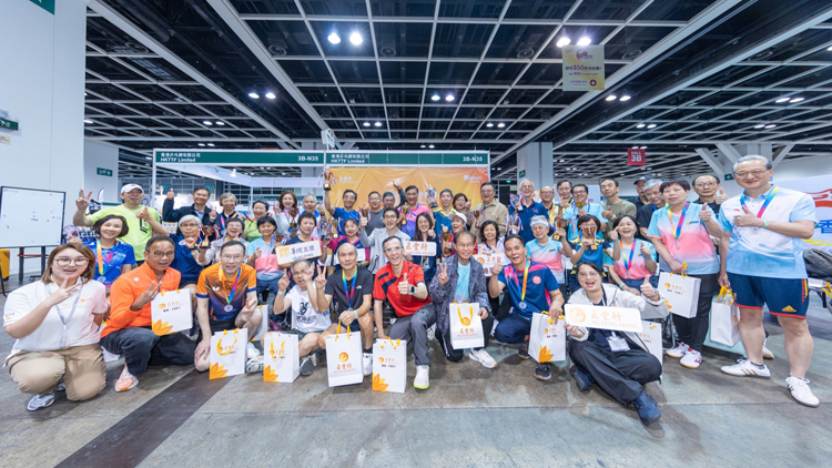 五豐行連續兩屆贊助「2025 會展盃校際乒乓球比賽暨樂齡盃及新秀盃比賽」