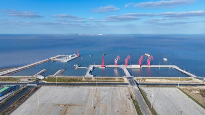 金牛碼頭交工 江蘇如東布局綠色氫氨醇產業新支撐
