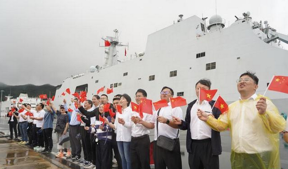 中國海軍989編隊結束對越南友好訪問前往馬來西亞