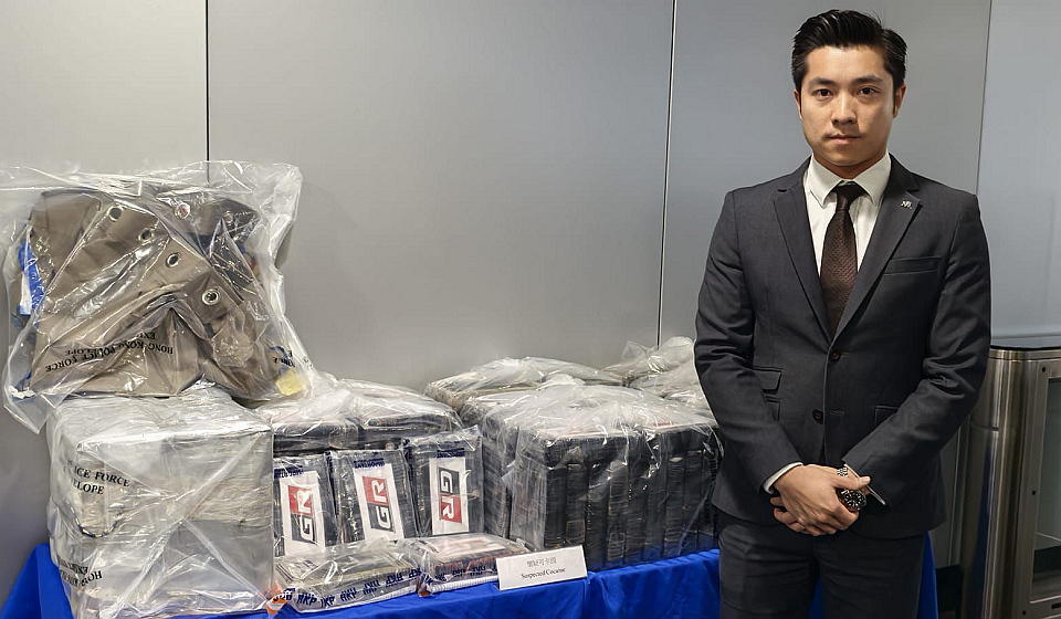 假冒外國領事館職員運毒 警拘外籍男檢8100萬元可卡因