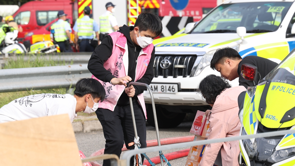 宏福苑大火｜中總再捐1000萬元 支援大埔宏福苑受災人士