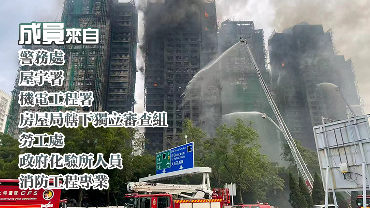 宏福苑大火｜跨部門調查專組首次開會 循兩方面調查火警