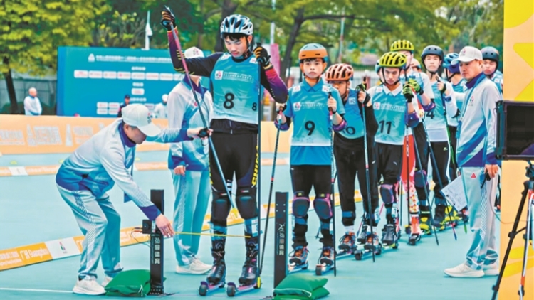 殘特奧會越野滑輪比賽開賽 首日決出8枚金牌