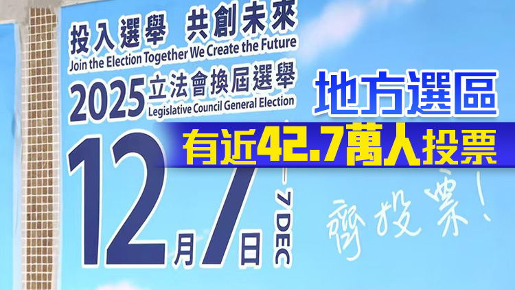 立法會選舉丨截至早上11時半 地方選區整體投票率10.33%