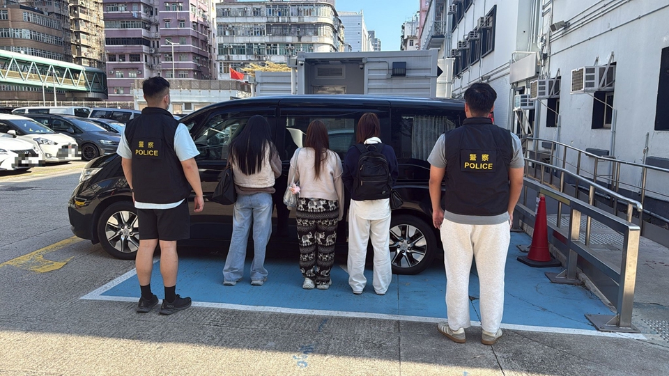 警方深水埗打擊賣淫 拘捕3名外籍女子