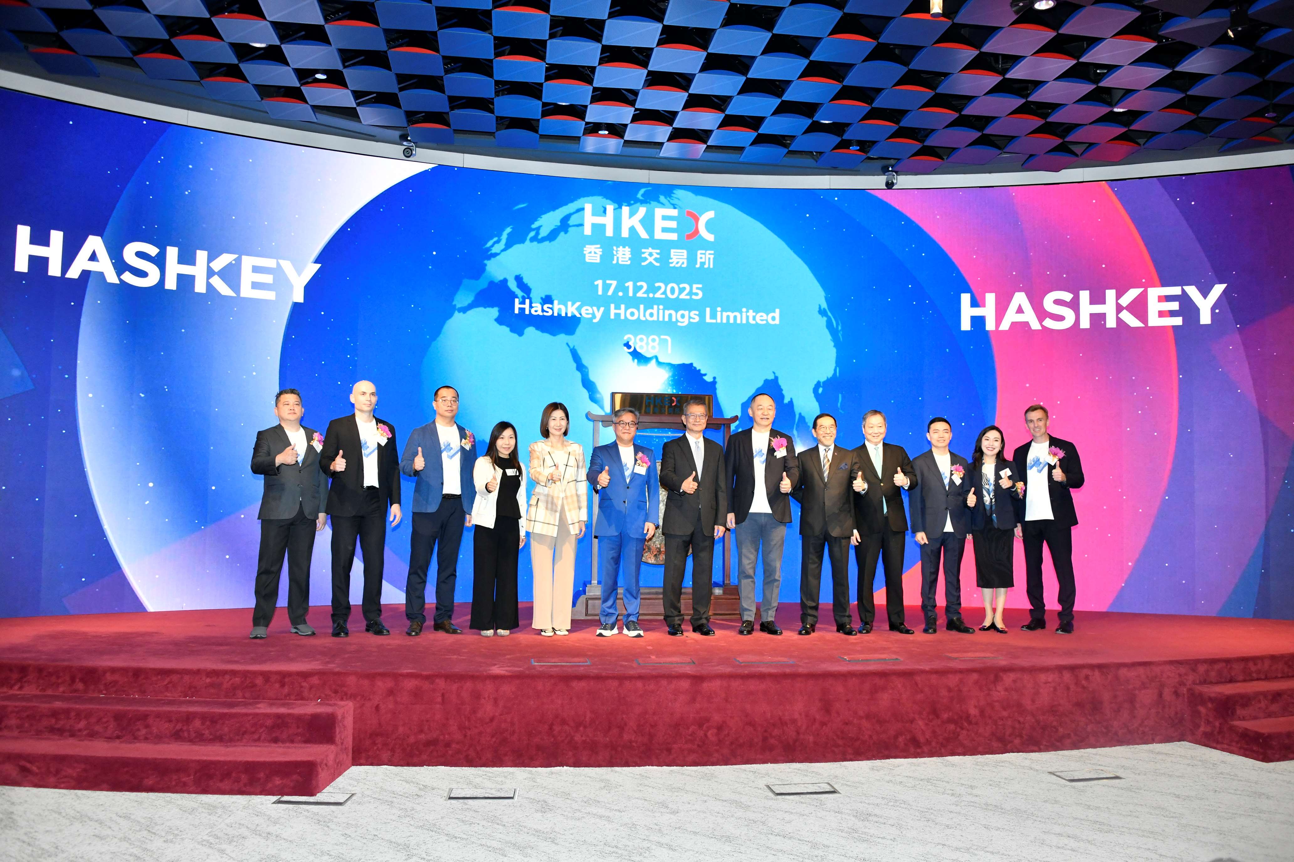 港虛擬資產交易平台HashKey首日上市暫潛水 