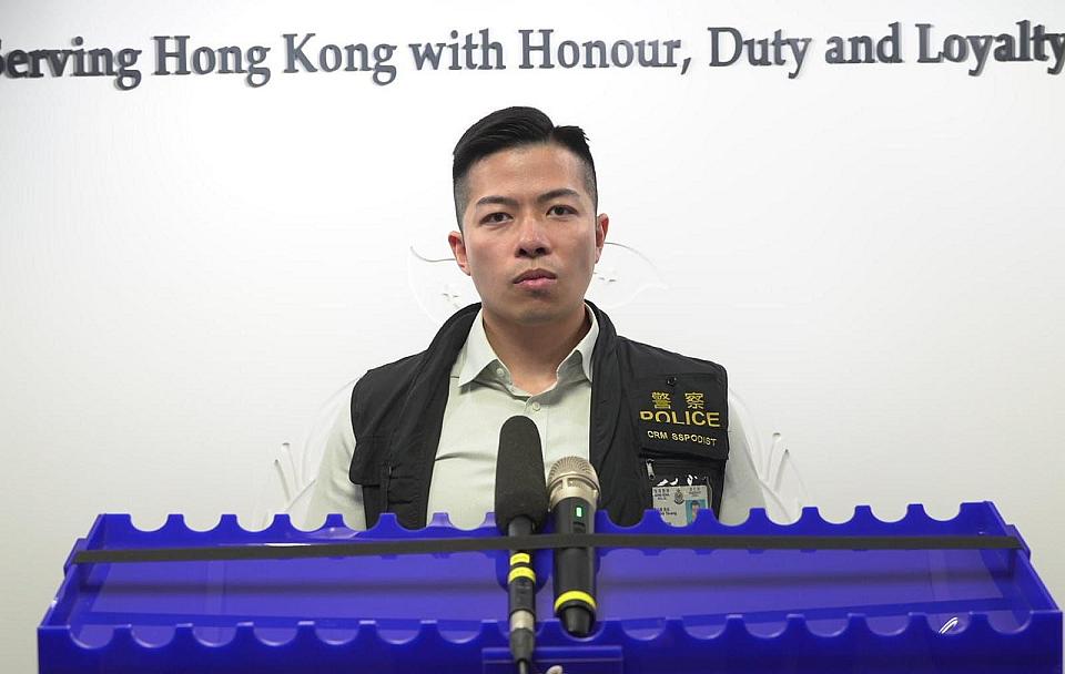 警方深水埗打擊電話騙案 拘17歲內地男子