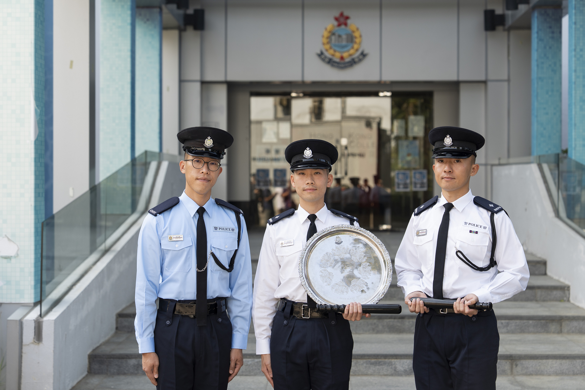 香港警察學院結業會操 3警獲獎同守護香港家園