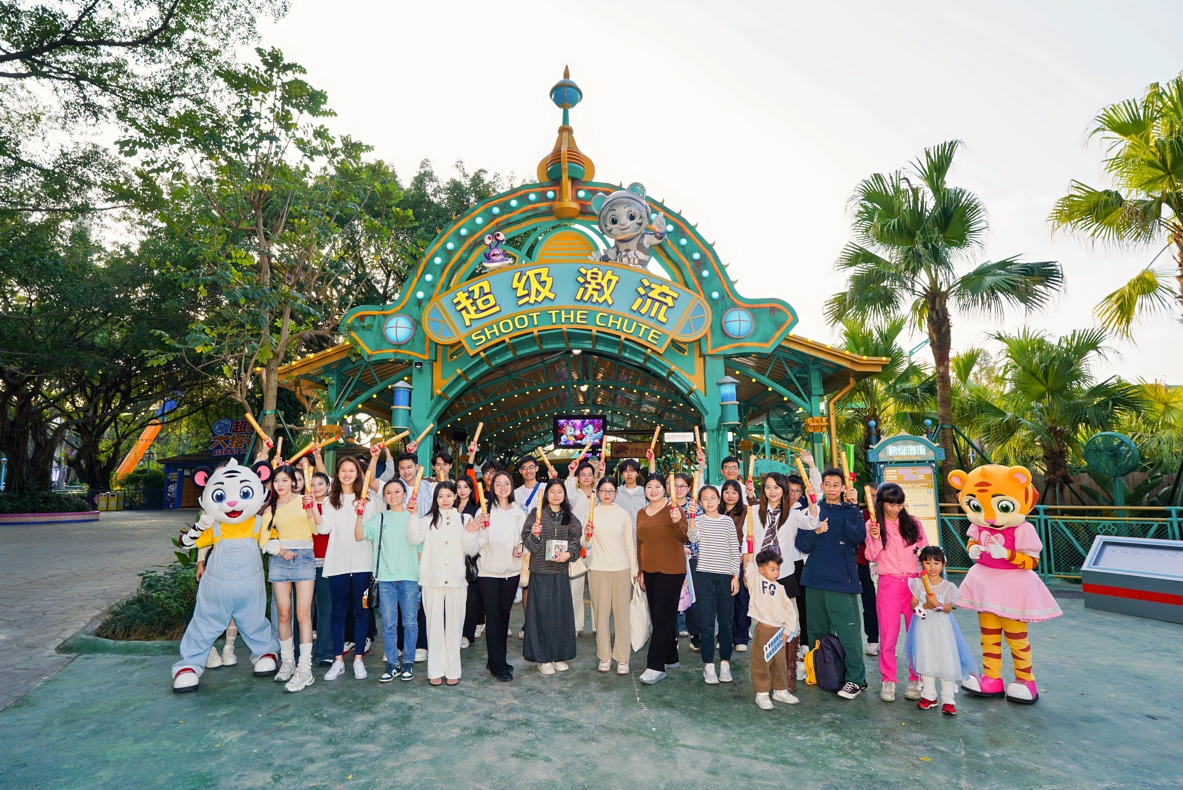  全球首創  長隆歡樂世界全新巨製項目「超級激流」正式啟航