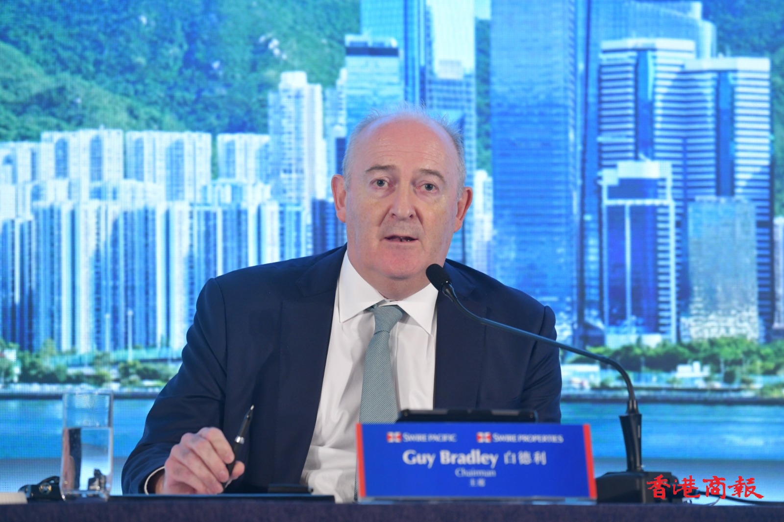 白德利明年5月接替賀以禮   出任國泰主席