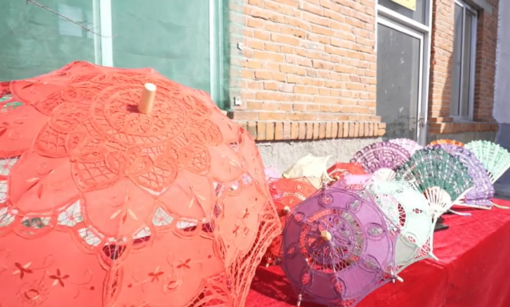 【視聽山東】南黃崖村花邊傘，編織鄉村振興新圖景