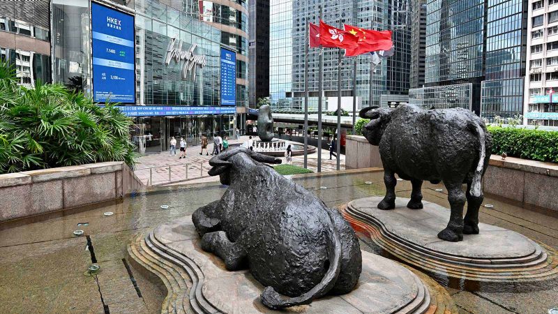 港股半日悶市微升44.7點