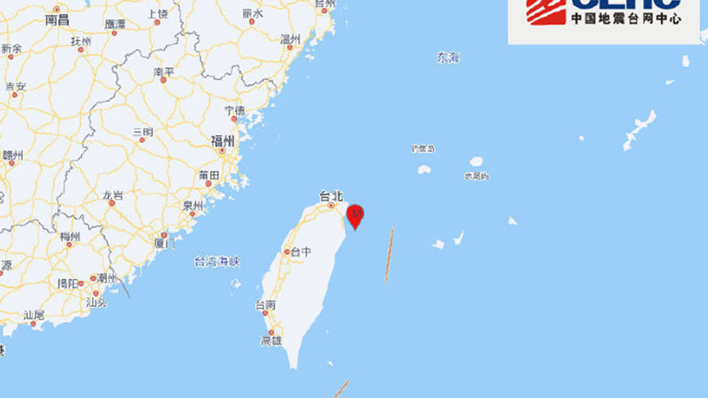 台灣海域6.6級地震 台北搖晃近1分鐘