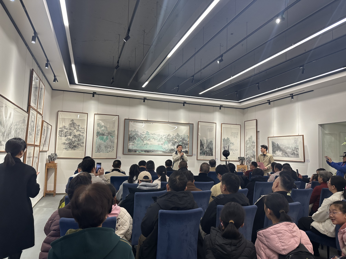 古榕迎春 藝脈相承 鄭發生山水畫展桂林啟幕 傳統山水煥當代活力