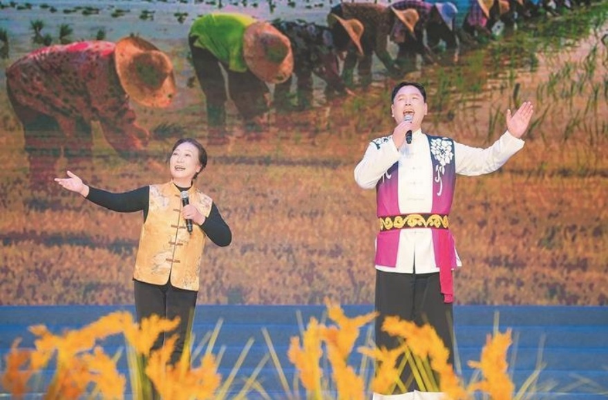 安徽巢湖民歌高郵唱響 運河畔展非遺魅力