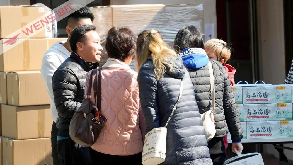 愛心跨香江 香港受災市民收到溫氏首批捐贈物資