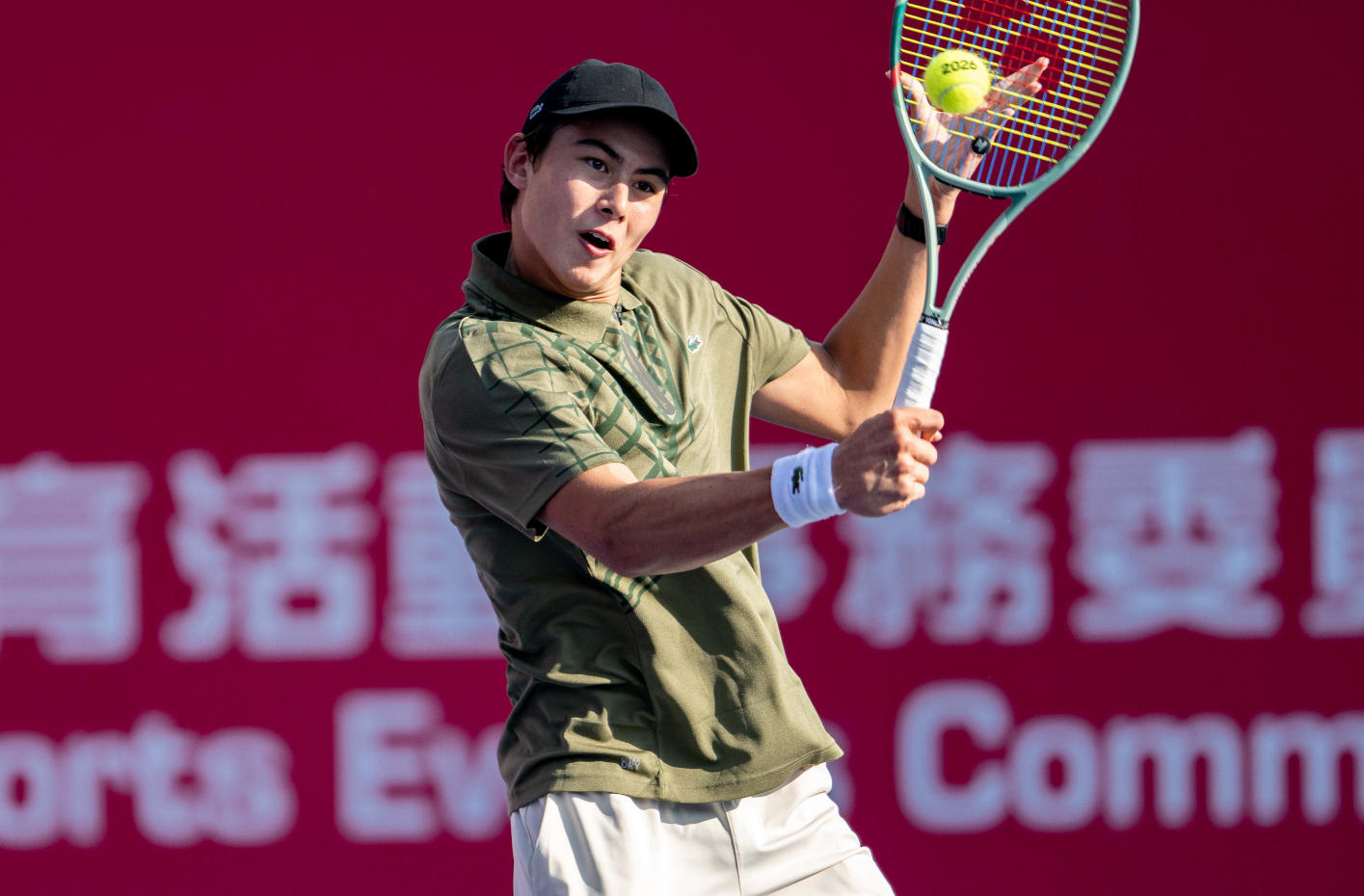 香港網球賽開打 朱鍇泓資格賽力拼見負