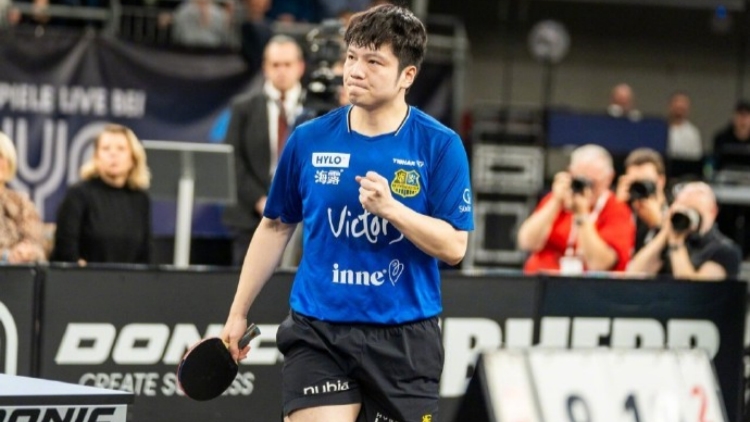 樊振東留洋生涯首冠