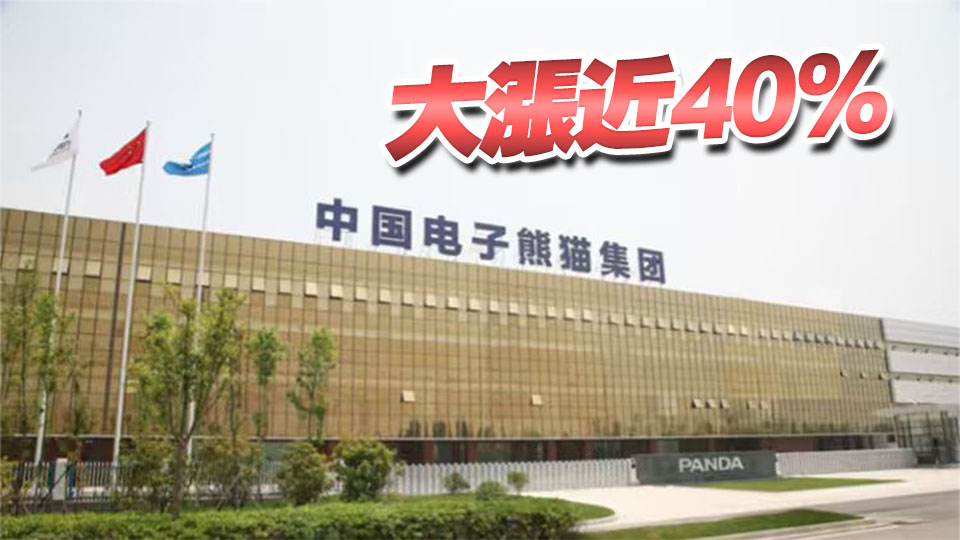 【收市盤點】南京熊貓電子股份漲近40%
