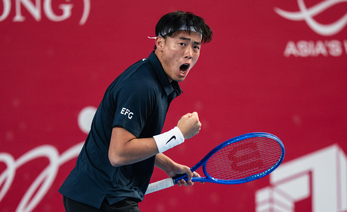 2:1反勝迪亞路 黃澤林香港網球賽勇闖8強