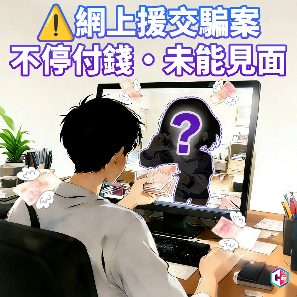 過去兩周40宗援交騙案 損失170萬元