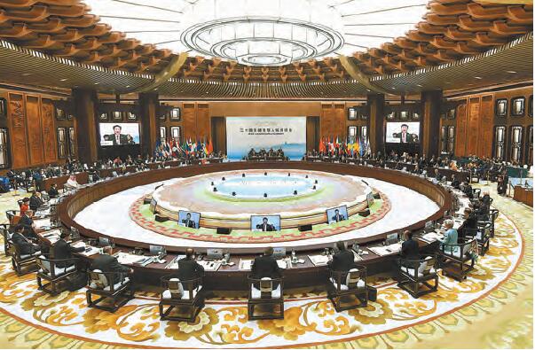 主会场现浓郁中国风 感受到江南的细腻和灵动