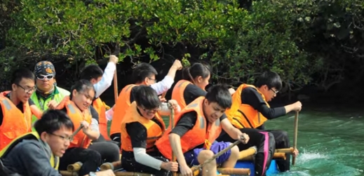 保良局領袖紀律訓練營網頁圖片。