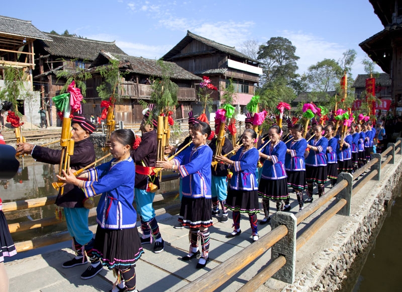 侗族同胞庆祝芦笙节。.jpg