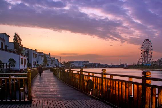 晚霞映乔口---谢望东--13907316804_MG_7633d1h-东东东